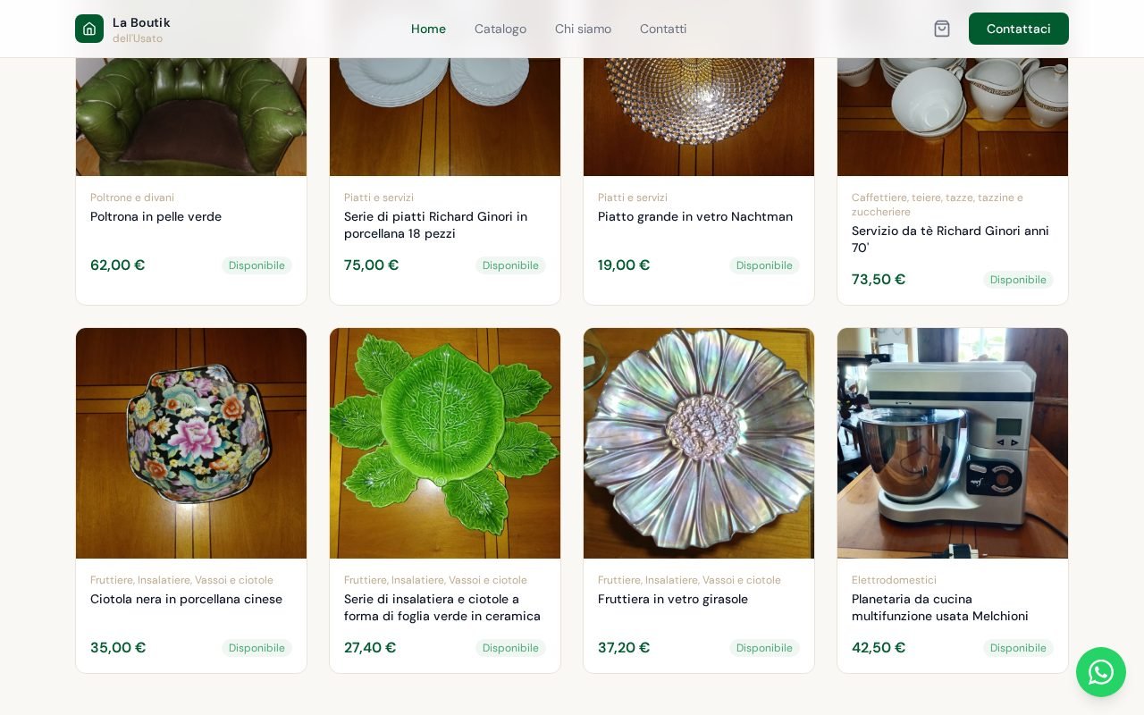 The catalogue, item by item